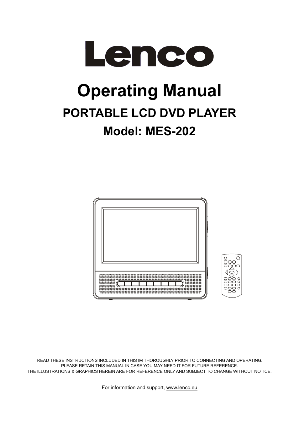 Lenco MES-202 User Manual | 10 pages