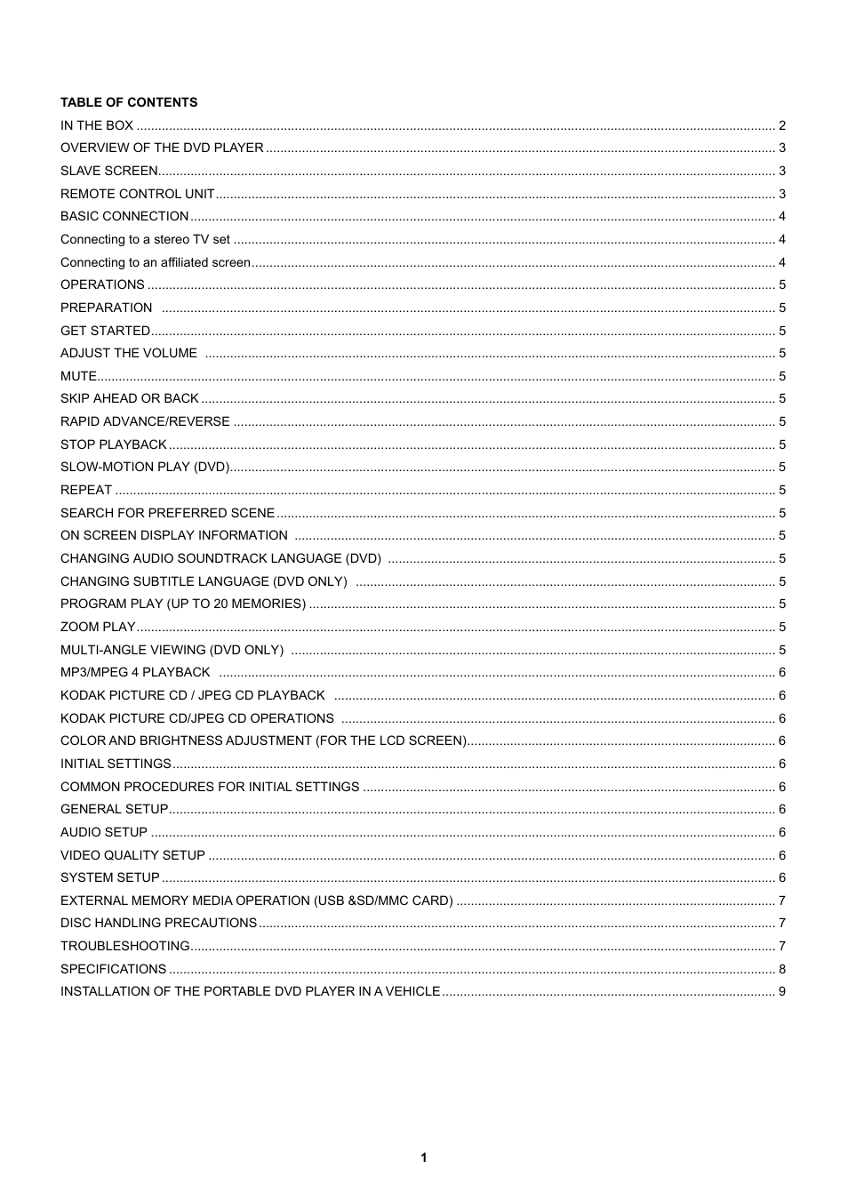 Lenco MES-202 User Manual | Page 2 / 10