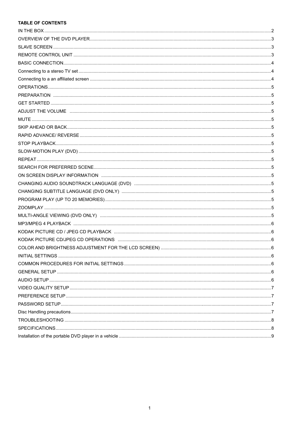 Lenco MES-203 User Manual | Page 2 / 10