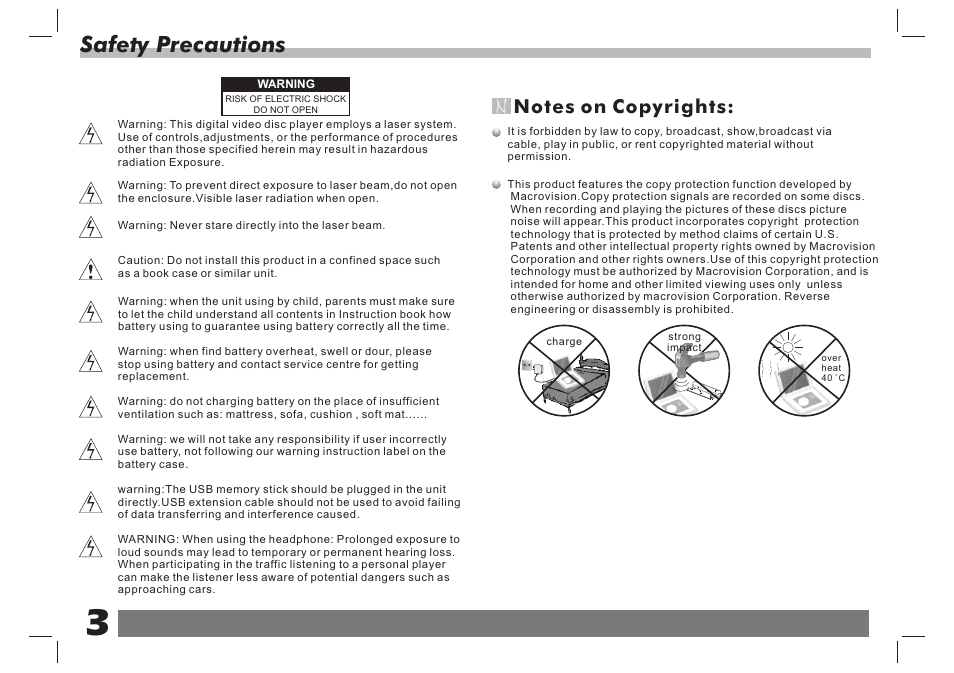 Safety precautions | Lenco MES-211 User Manual | Page 4 / 13