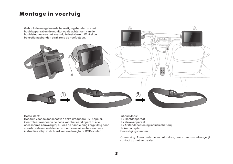 Montage in voertuig | Lenco MES-4031 User Manual | Page 26 / 55