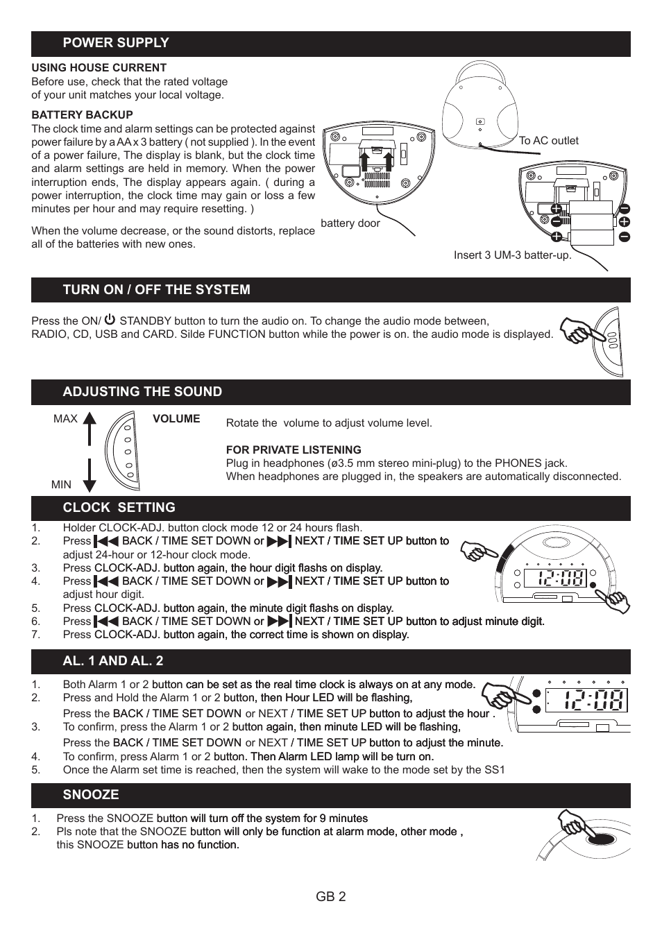 Lenco MMC-2900 User Manual | Page 4 / 8