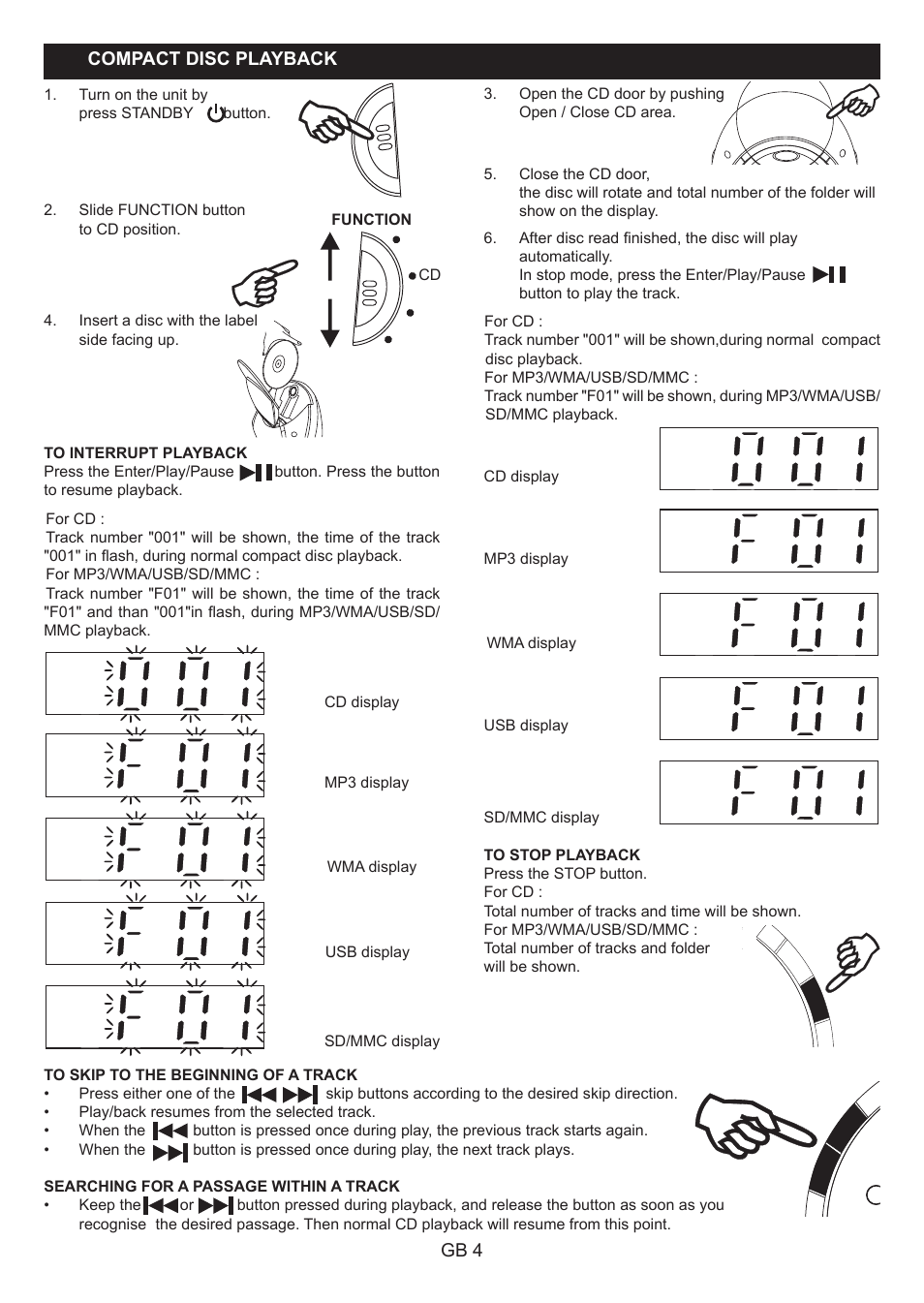 Lenco MMC-2900 User Manual | Page 6 / 8