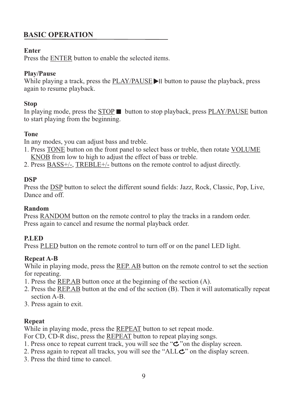 页 10 | Lenco MN-002 User Manual | Page 10 / 15