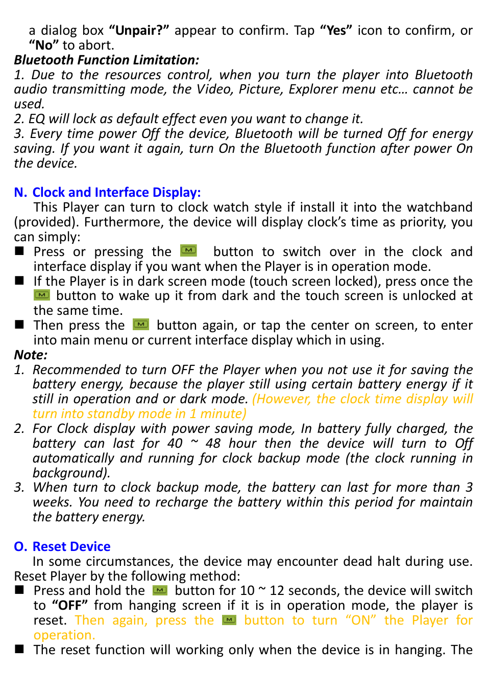 Lenco MP3 Sportwatch-100 User Manual | Page 21 / 26