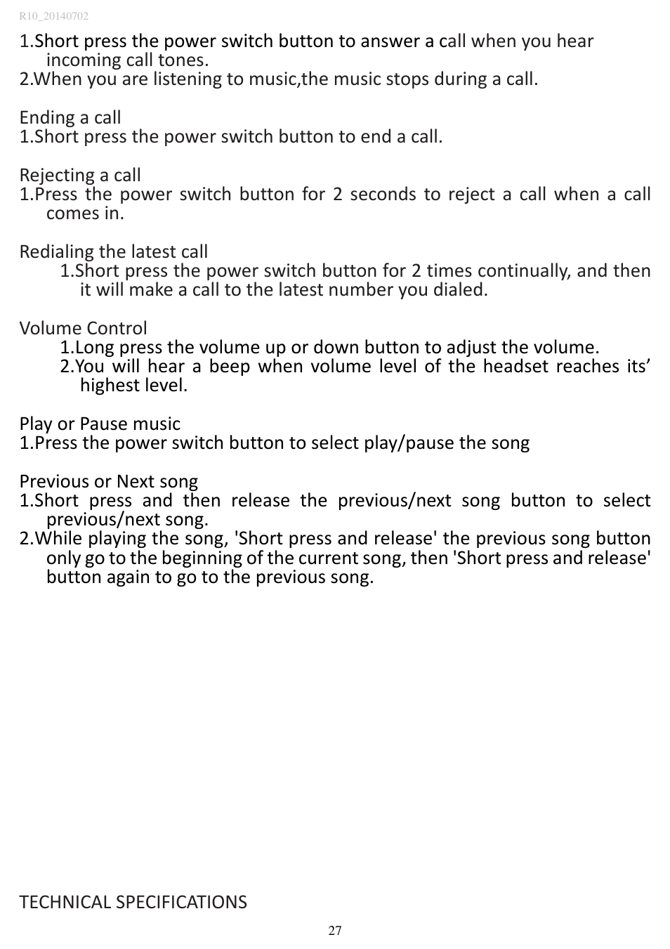 Lenco MP3SPORTW+BH-100 User Manual | Page 27 / 31