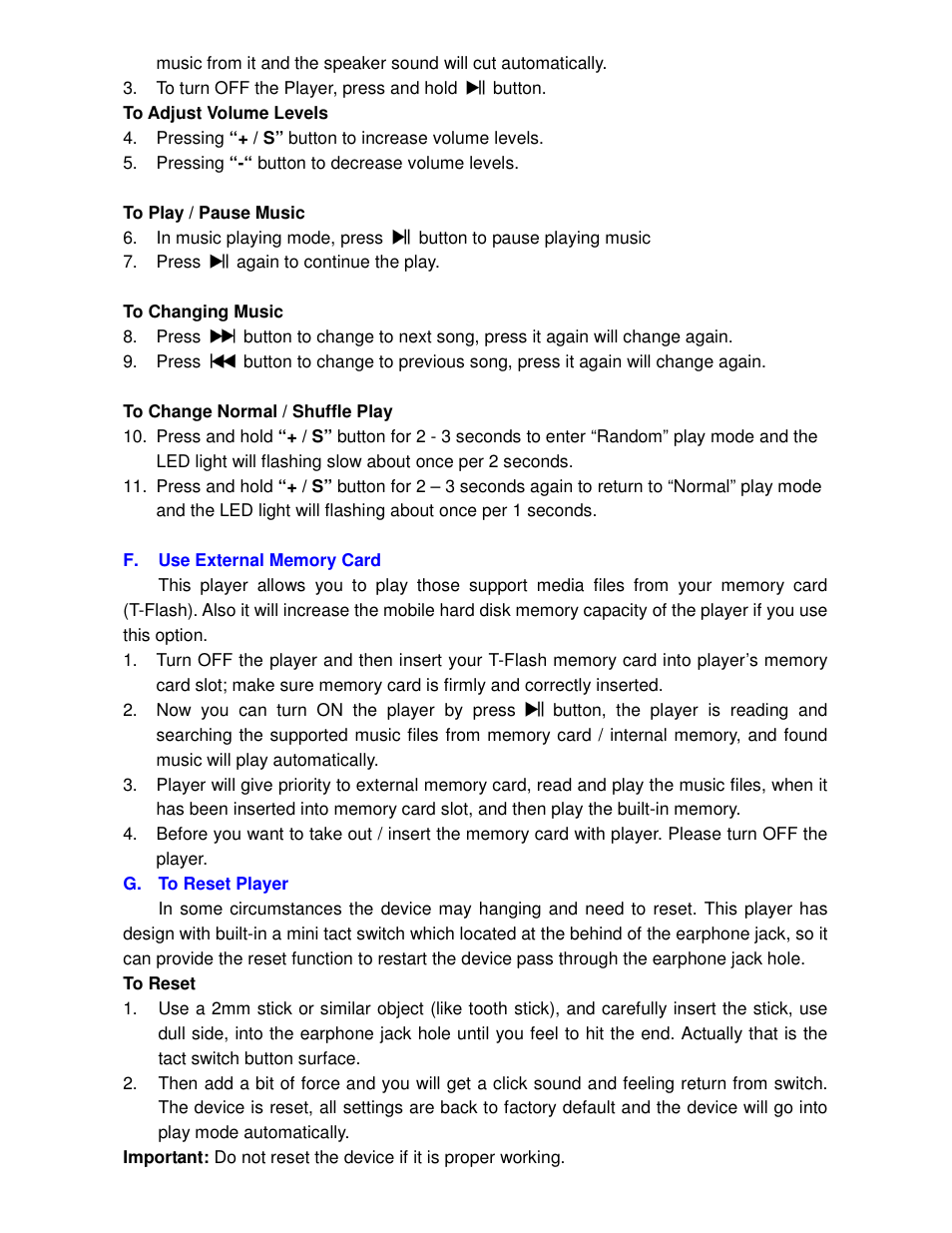 Lenco MPBlaster Pink Panther User Manual | Page 3 / 4