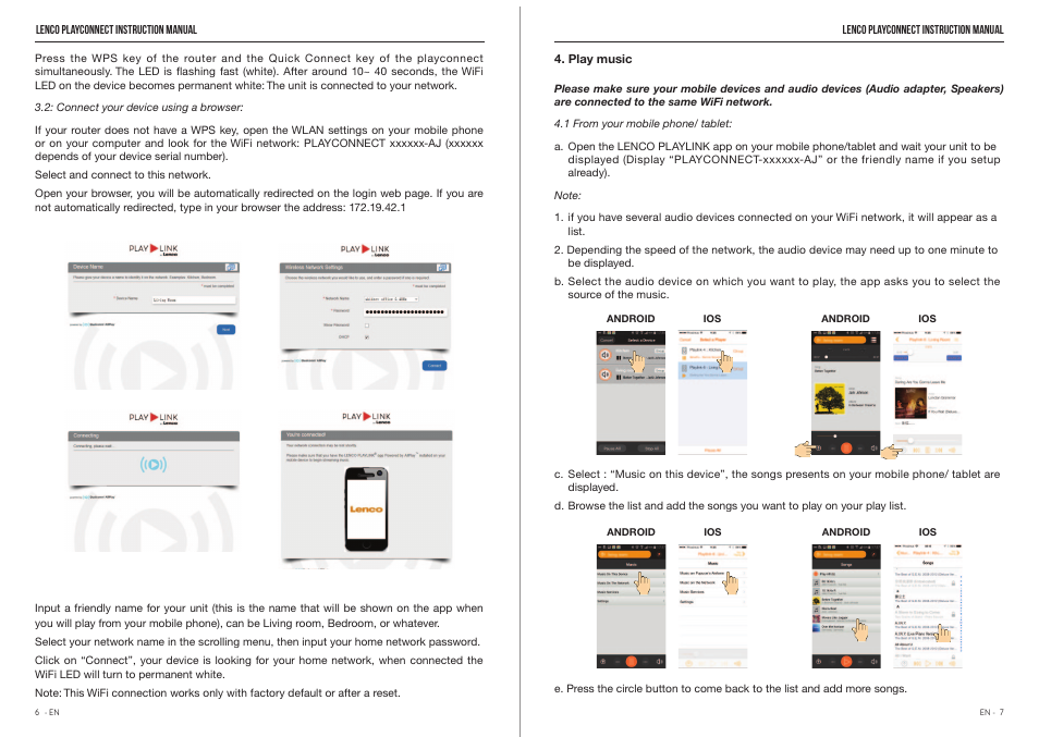 Lenco Playconnect User Manual | Page 5 / 10