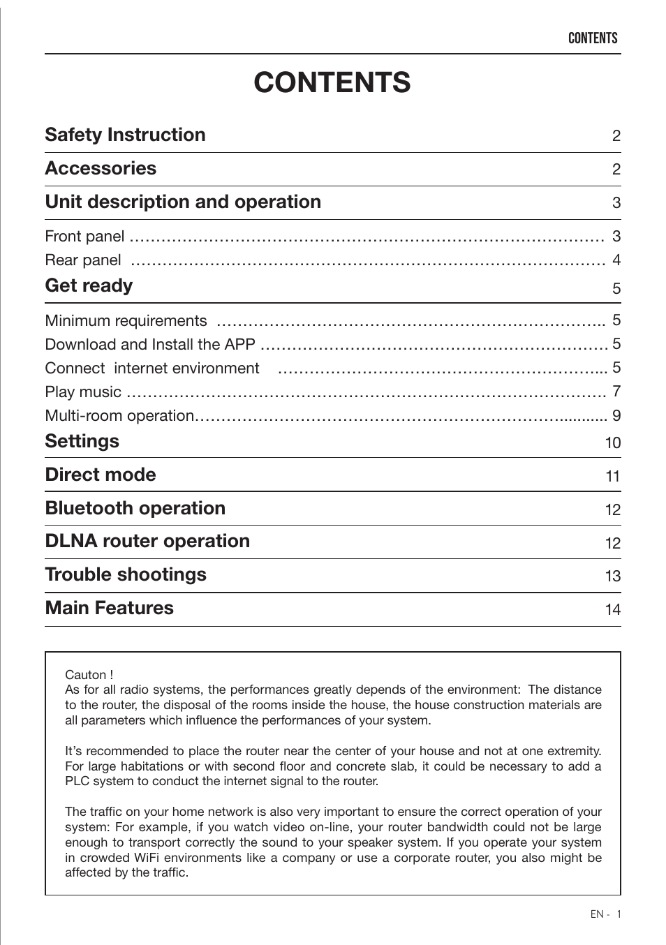 Lenco Playlink-6 User Manual | Page 2 / 17