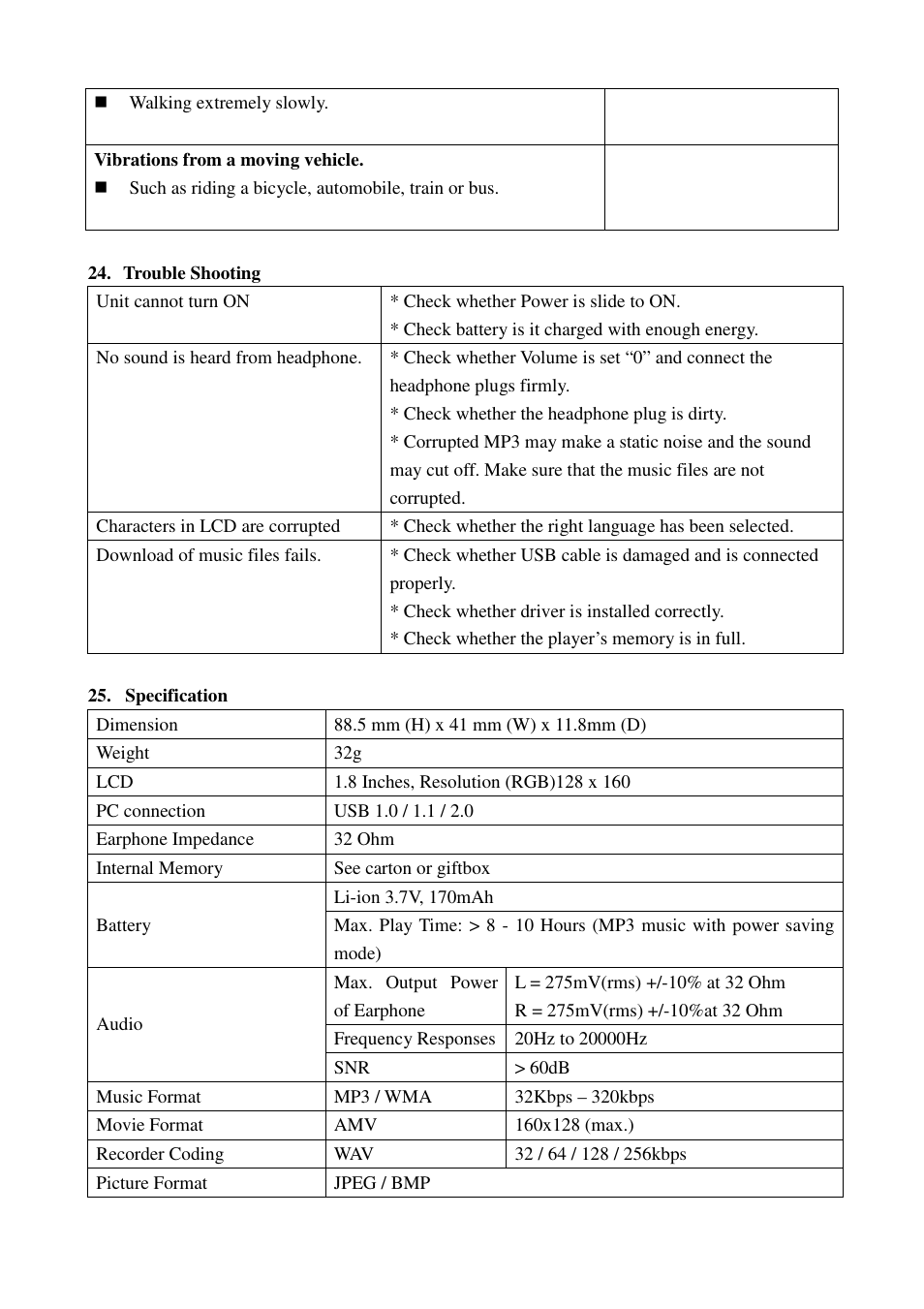 Lenco PODO-151 User Manual | Page 24 / 25