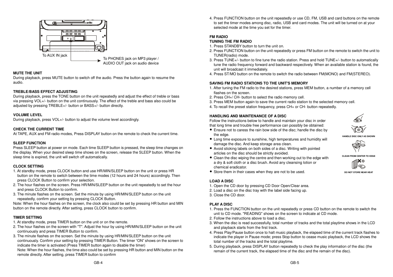 Lenco SCD-1000 User Manual | Page 3 / 5