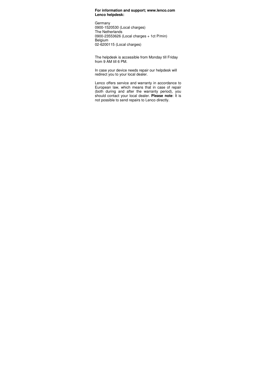 Lenco SCD-1000 User Manual | Page 21 / 30