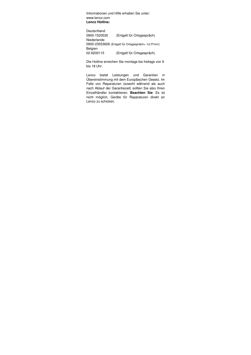 Lenco SCD-1000 User Manual | Page 23 / 30