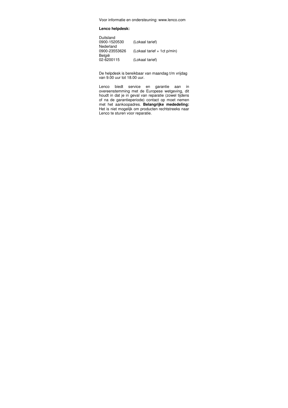 Lenco SCD-1000 User Manual | Page 25 / 30