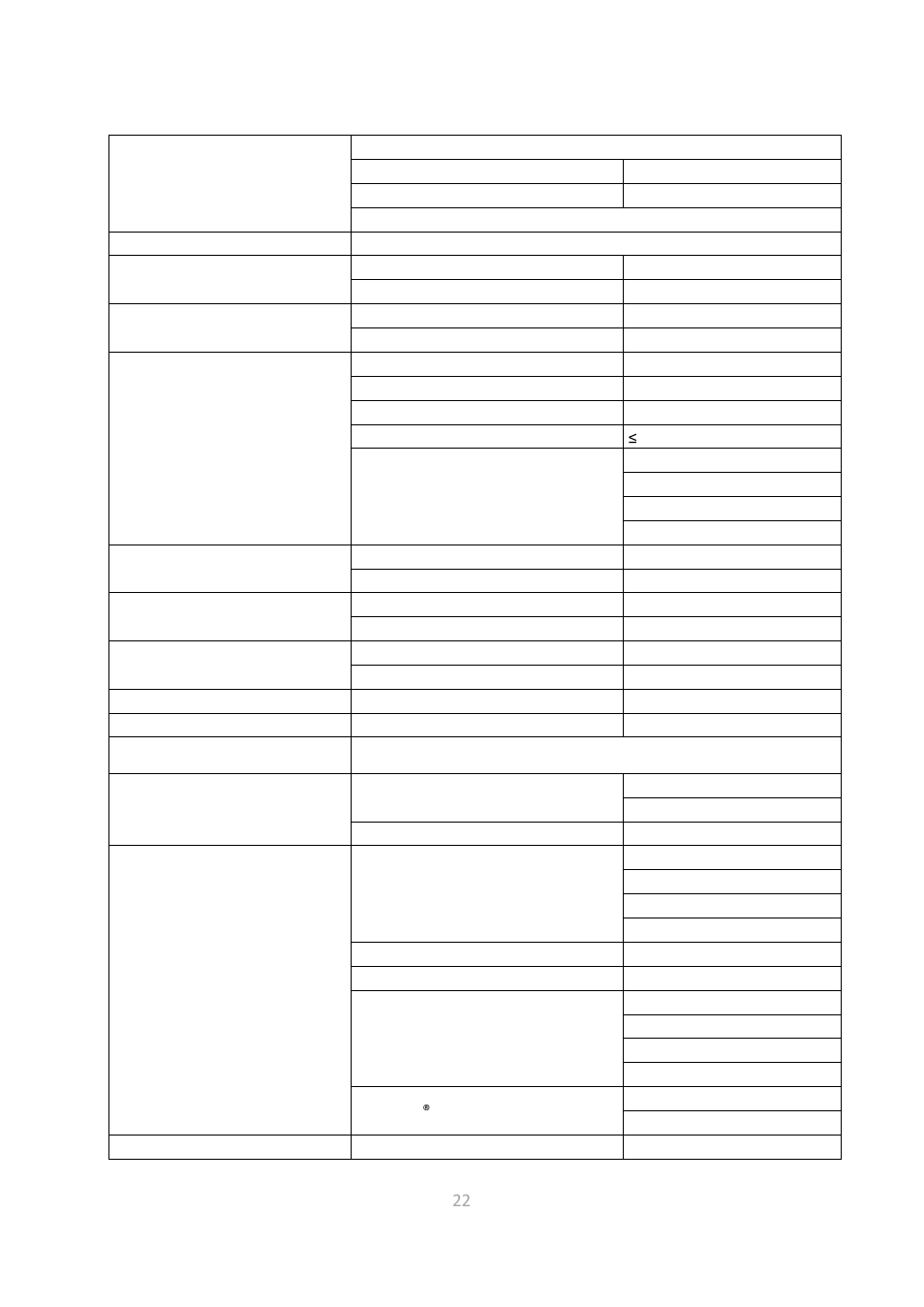 Specifications | Lenco SCD-2000 BT User Manual | Page 22 / 28