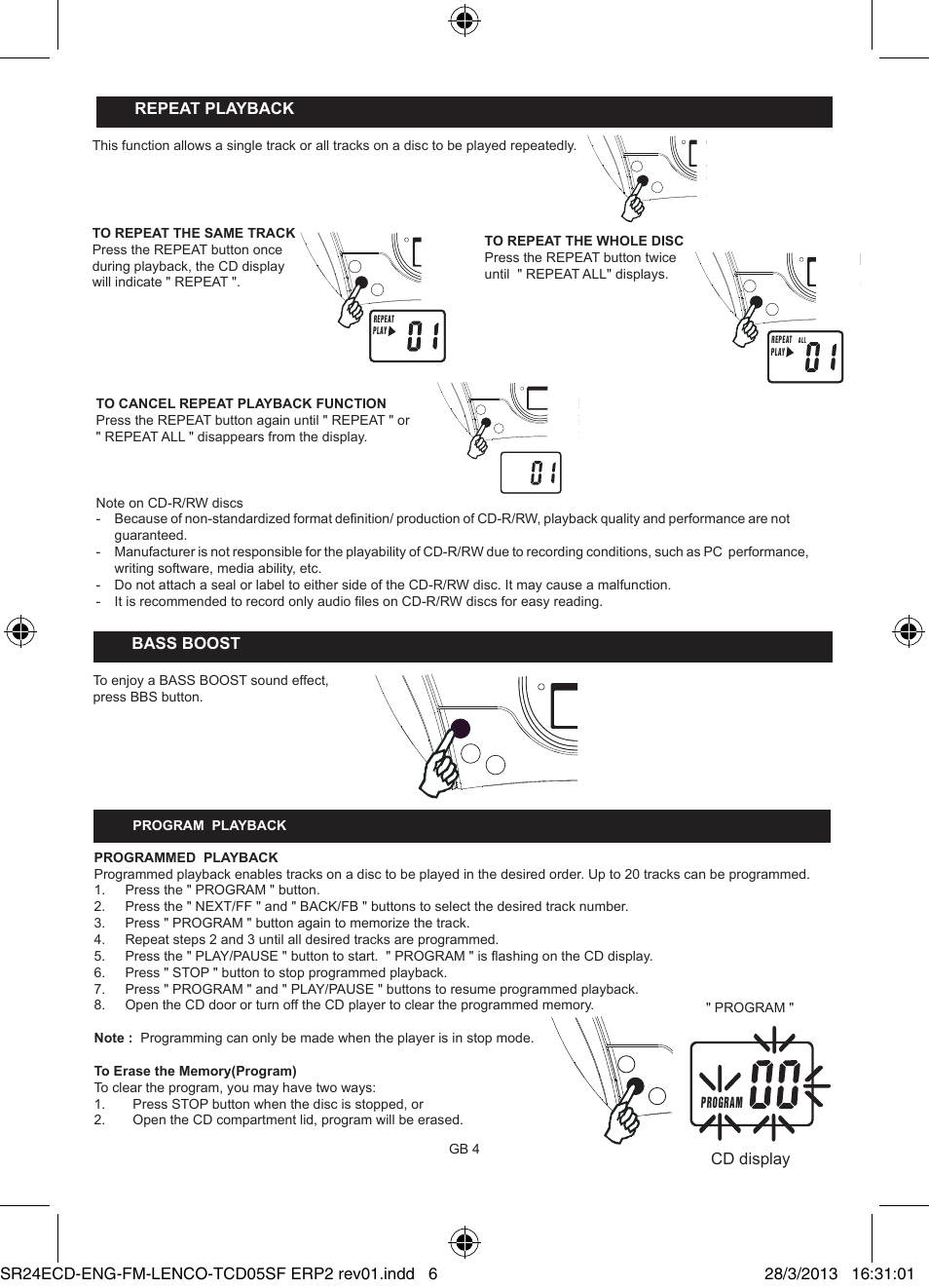 Lenco SCD-24 User Manual | Page 6 / 8