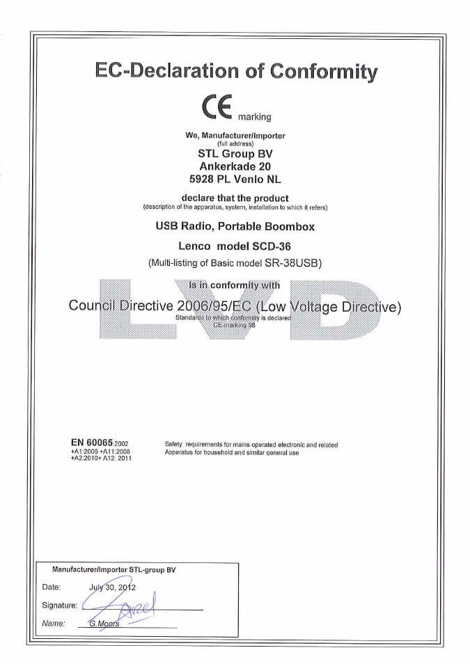 Lenco SCD-36 USB User Manual | Page 56 / 57