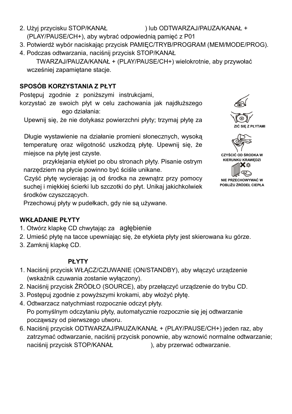 Zagłębienie | Lenco SCD-39 USB User Manual | Page 45 / 52