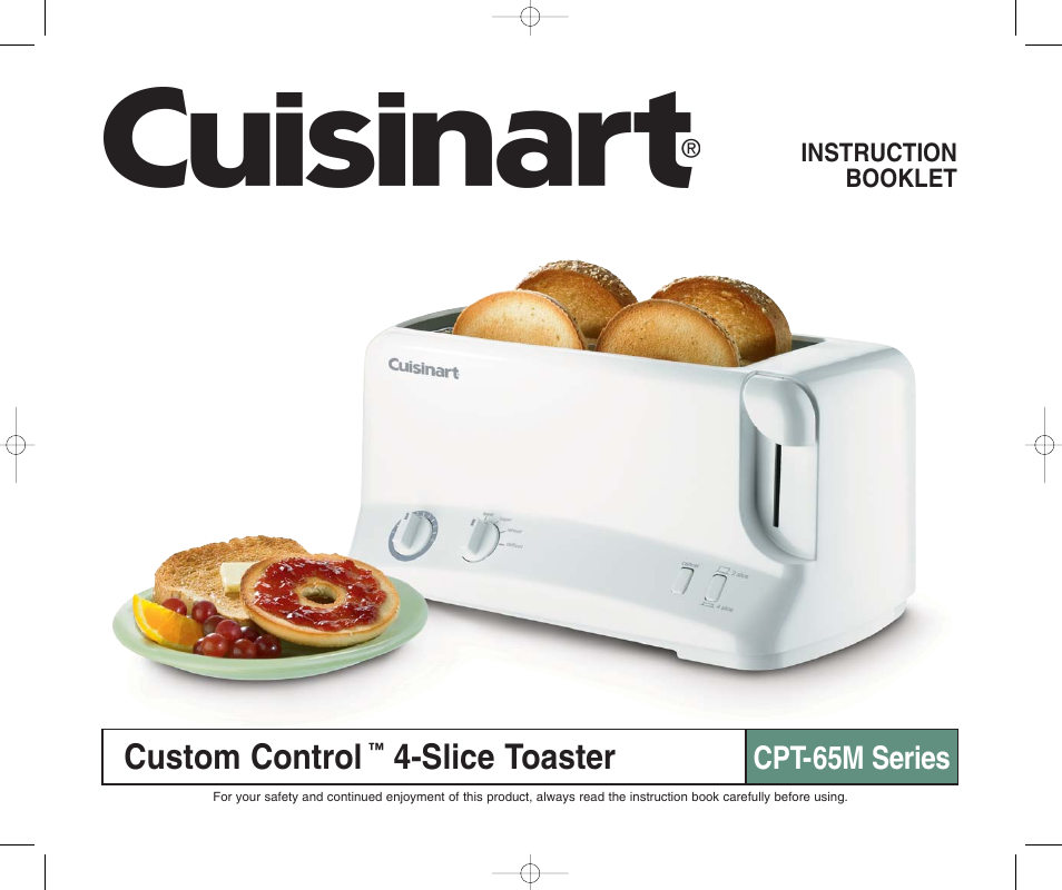 Cuisinart CPT-65M User Manual | 9 pages