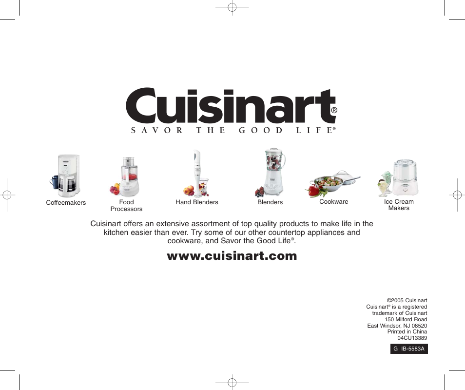 Cuisinart CPT-65M User Manual | Page 8 / 9