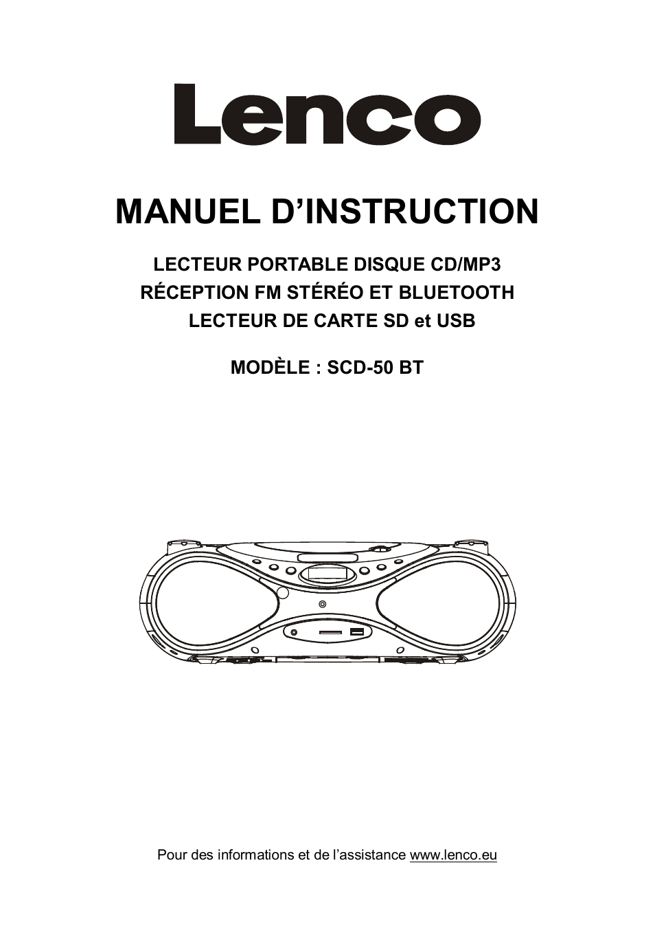 Ib16421-btu280a-fm-sc9673-lenco_fr, Manuel d’instruction | Lenco SCD-50BT User Manual | Page 17 / 44