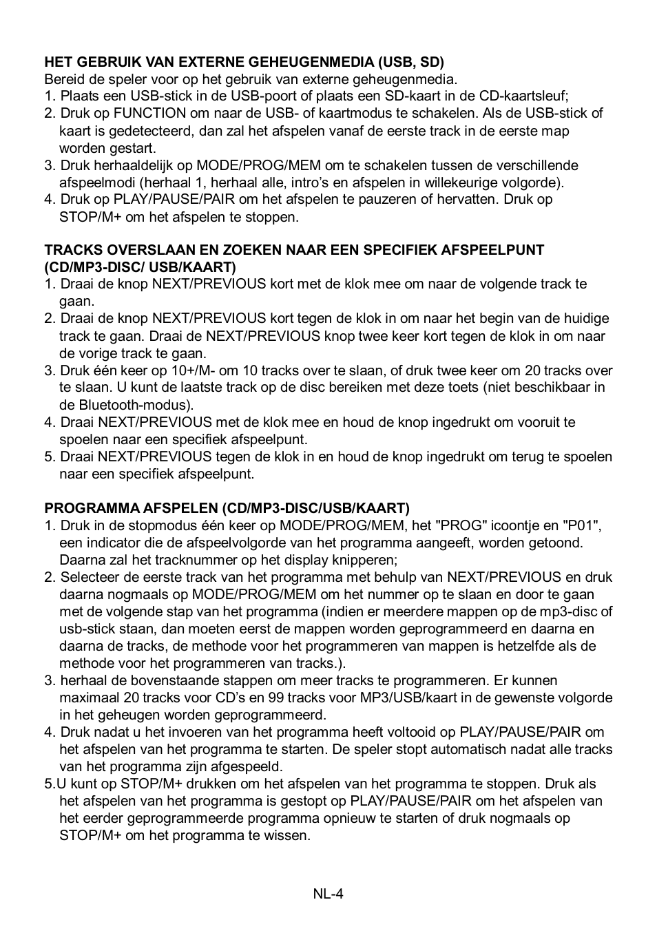 Lenco SCD-50BT User Manual | Page 37 / 44