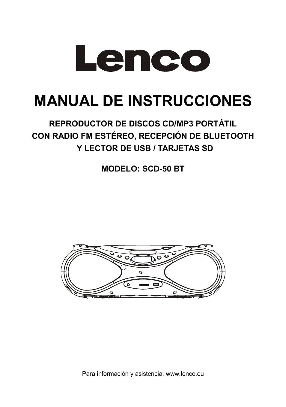 Ib16421-btu280a-fm-sc9673-lenco_es, Manual de instrucciones, Modelo: scd-50 bt | Lenco SCD-50BT User Manual | Page 9 / 44