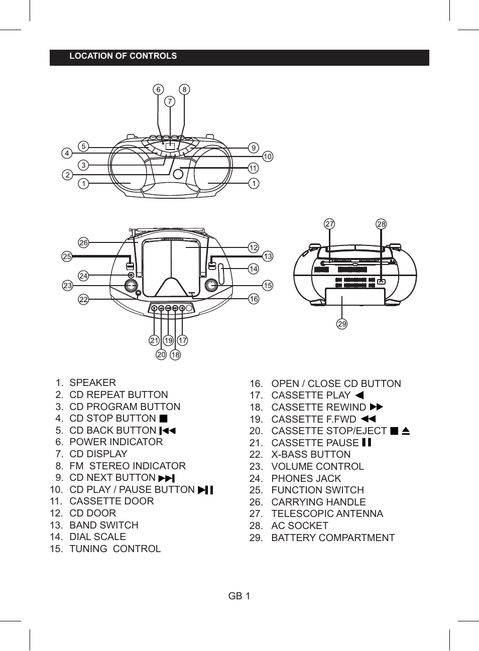Lenco SCD-89 CD User Manual | Page 3 / 8
