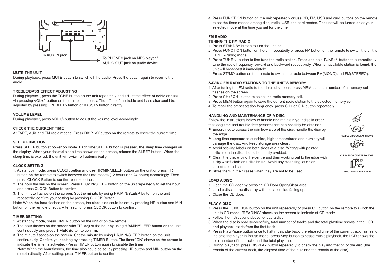 Lenco SCR-1000 User Manual | Page 3 / 6