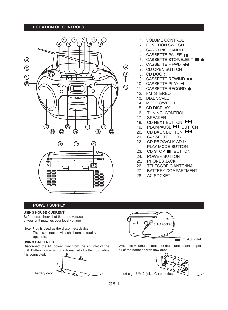 Gb 1 | Lenco SCR-97 MP3 KIDS User Manual | Page 3 / 8