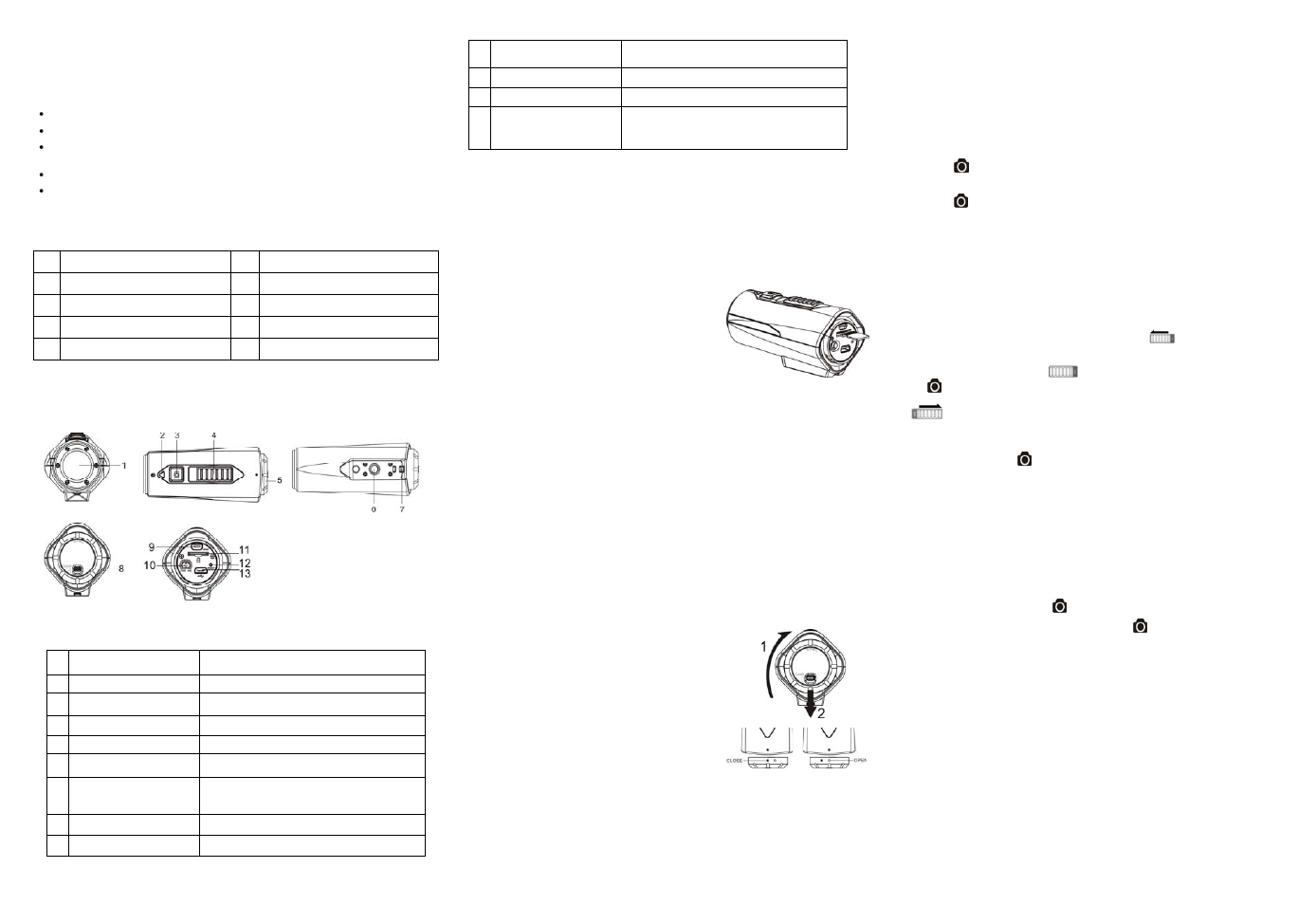 Lenco Sportcam-200 User Manual | 2 pages