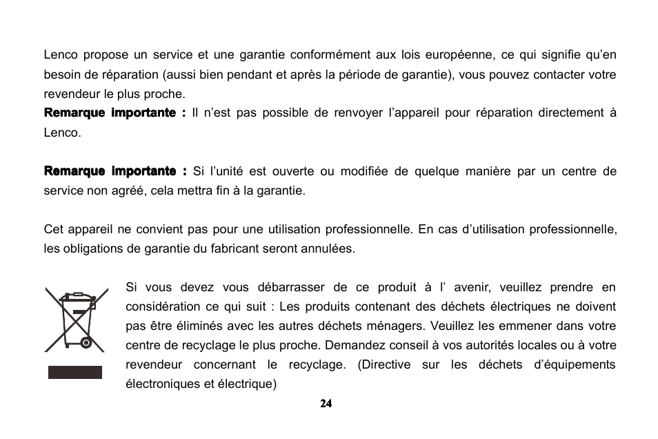 Lenco SPORTCAM-300 User Manual | Page 102 / 128