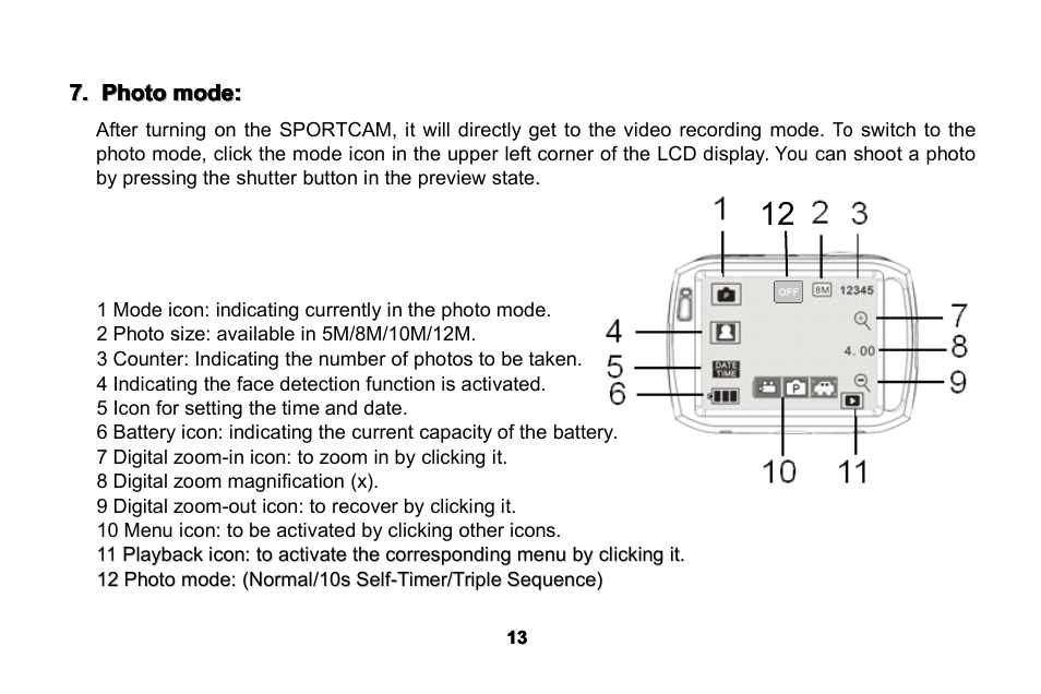 Lenco SPORTCAM-300 User Manual | Page 15 / 128