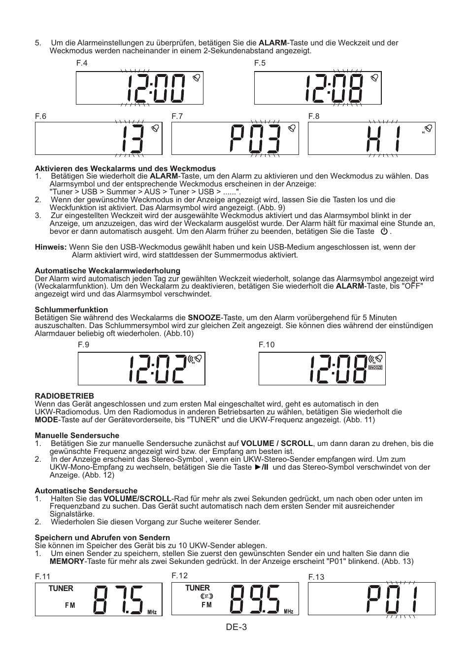 頁面 11 | Lenco SR-03 BT User Manual | Page 11 / 37