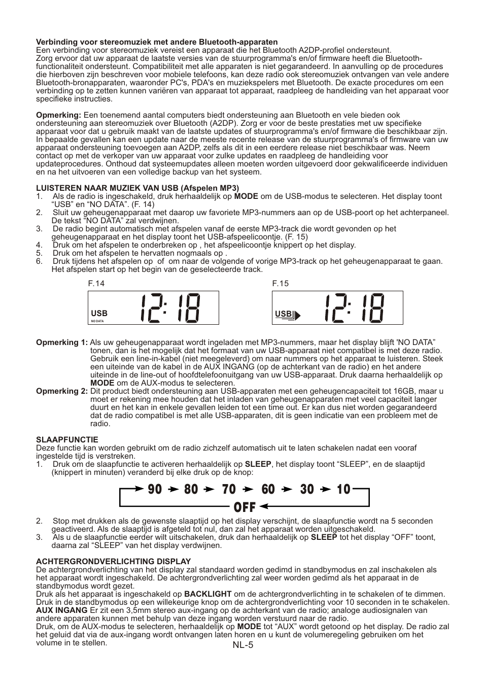頁面 20 | Lenco SR-03 BT User Manual | Page 20 / 37