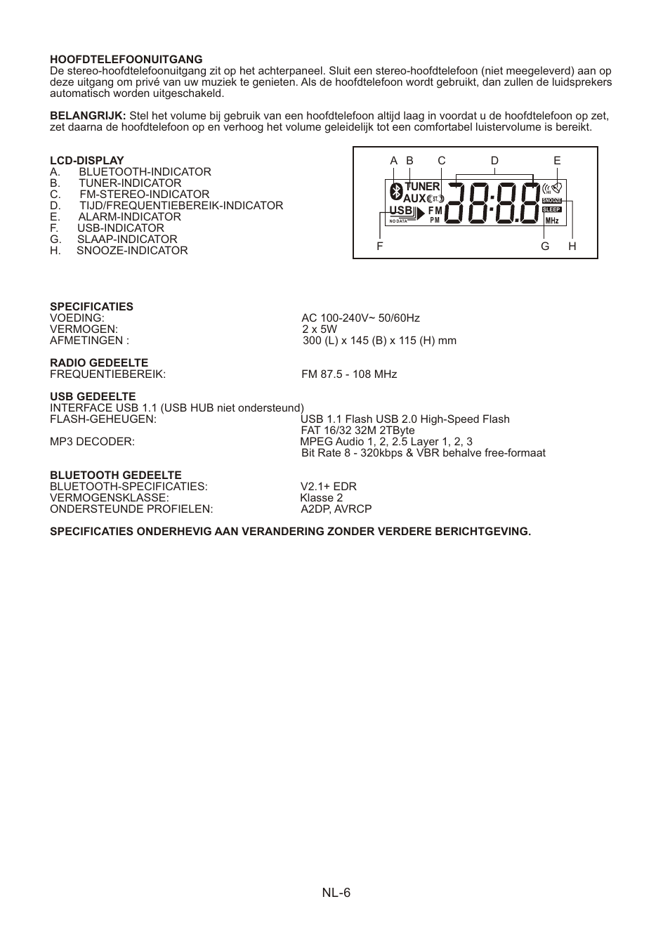 頁面 21 | Lenco SR-03 BT User Manual | Page 21 / 37