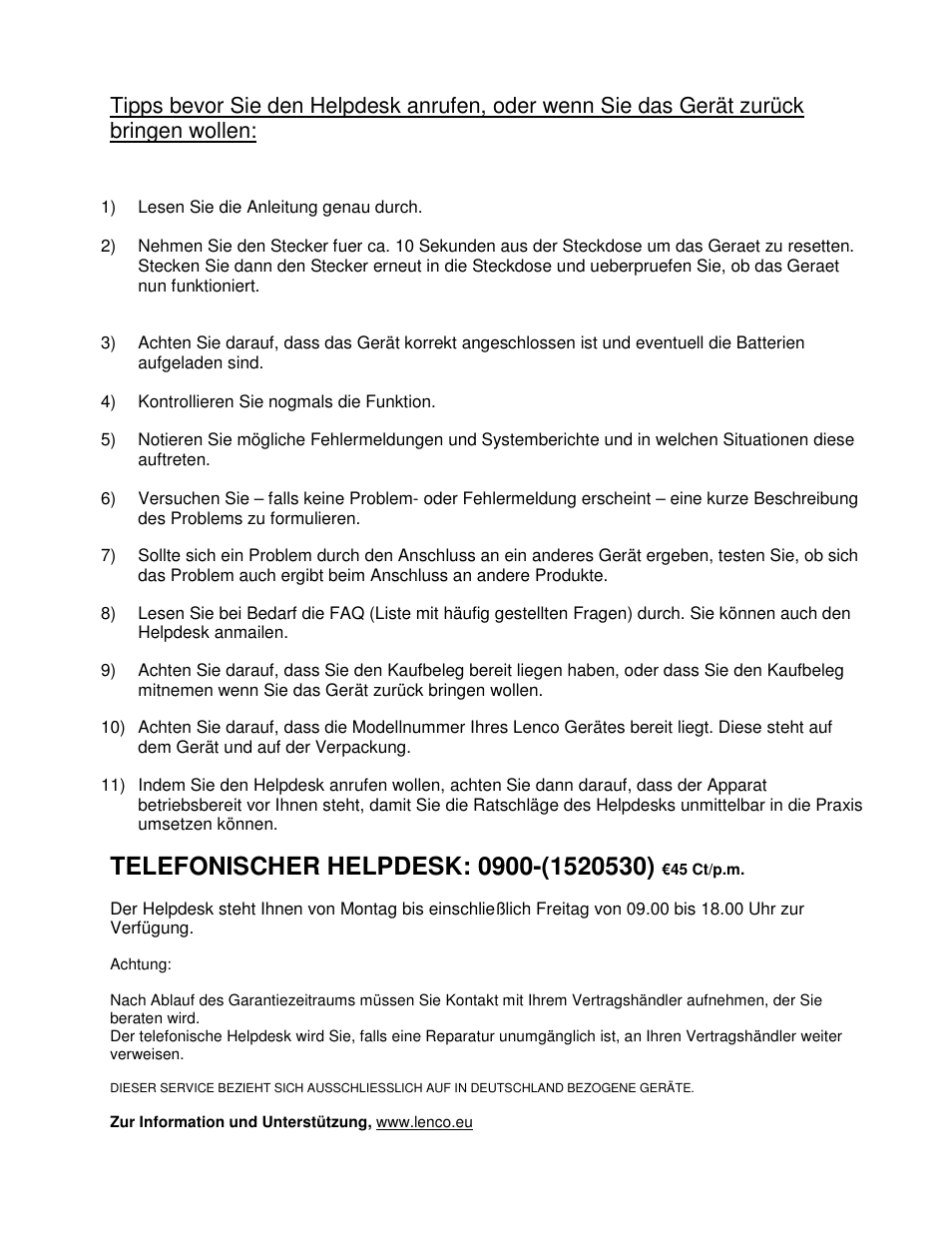 Lenco SR-03 BT User Manual | Page 37 / 37