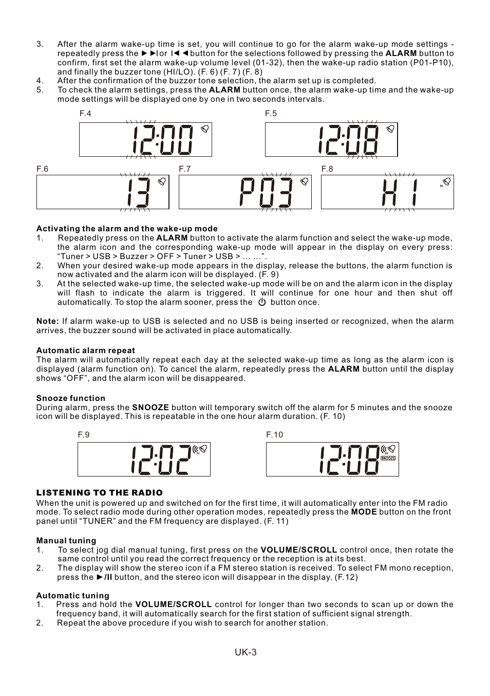 頁面 4 | Lenco SR-03 BT User Manual | Page 4 / 37