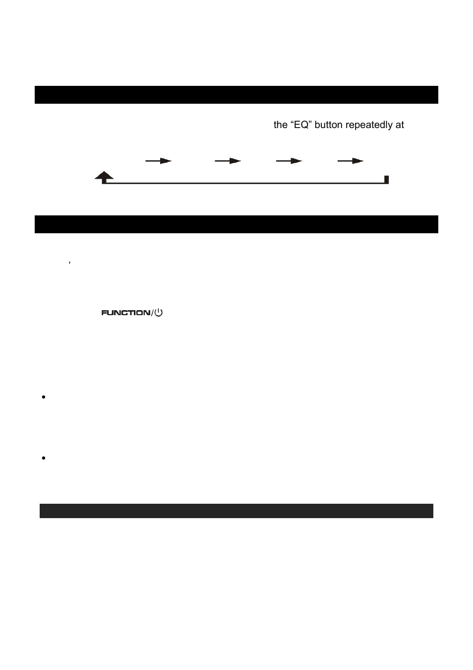 Preset eq, Aux in operation, Charging your smart phone or portable device | Lenco SR-600 BT User Manual | Page 10 / 15