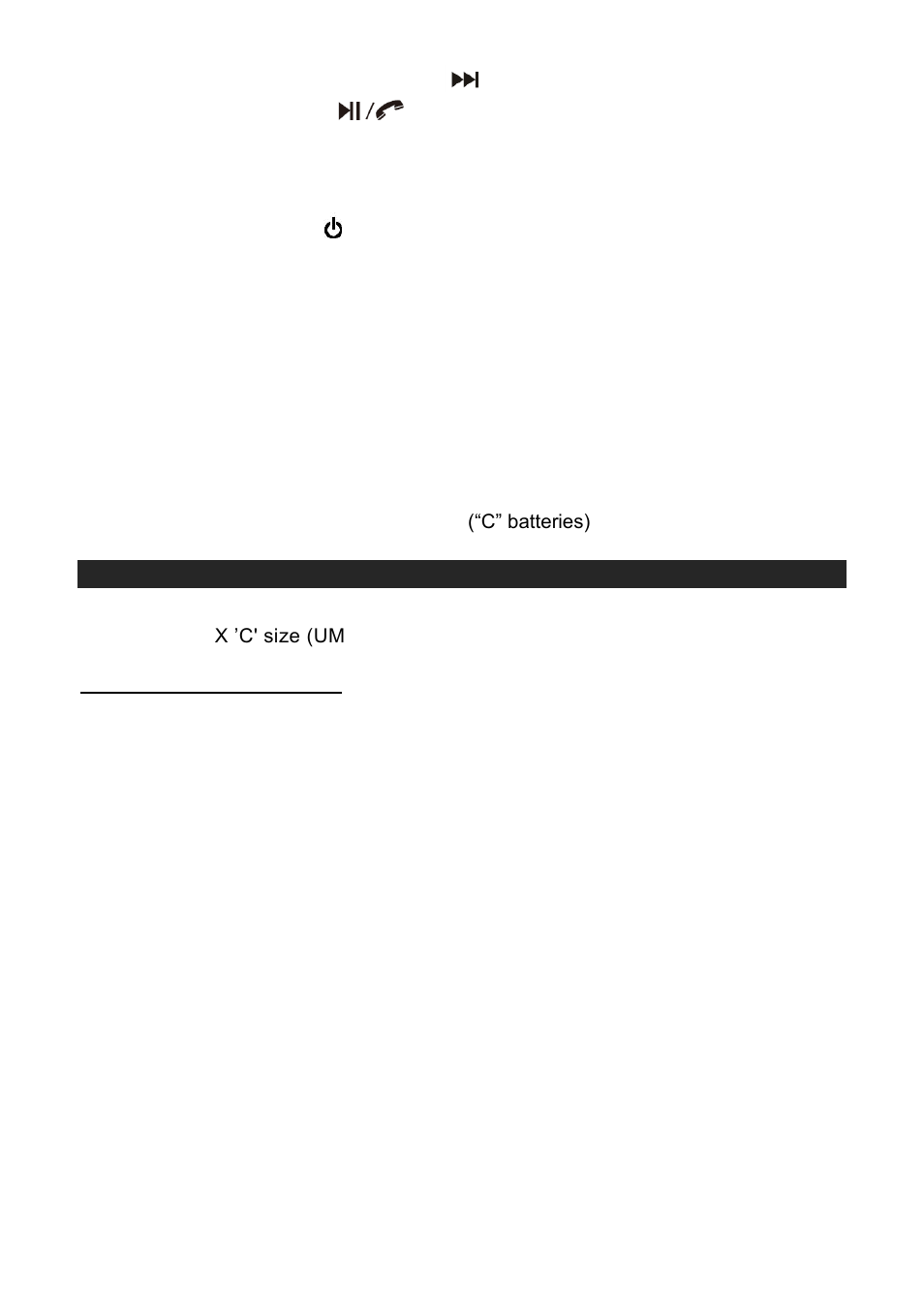 Power source | Lenco SR-600 BT User Manual | Page 5 / 15