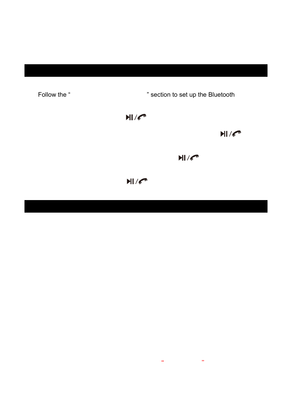 Using sr-600 bt as a hands-free speakerphone, Linking with the nfc | Lenco SR-600 BT User Manual | Page 9 / 15