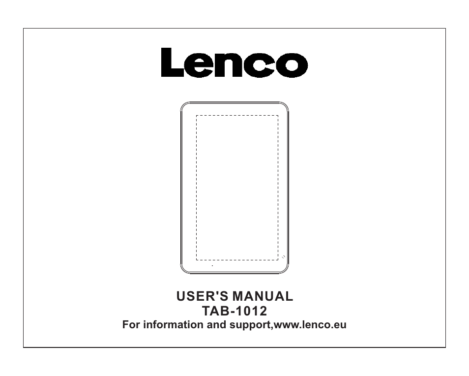 Lenco TAB-1012 User Manual | 55 pages