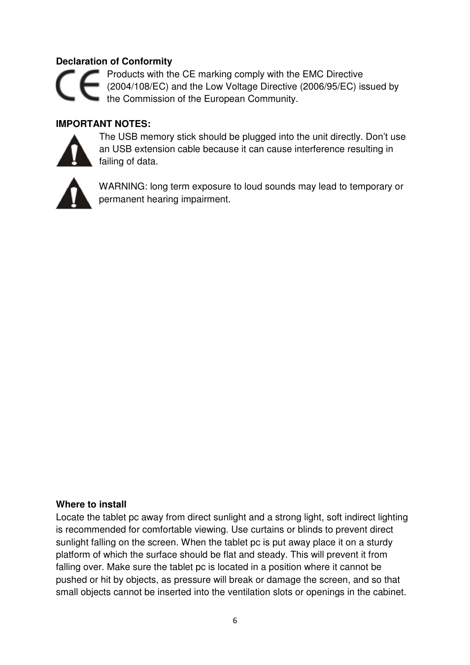 Lenco TAB-1013 User Manual | Page 6 / 13