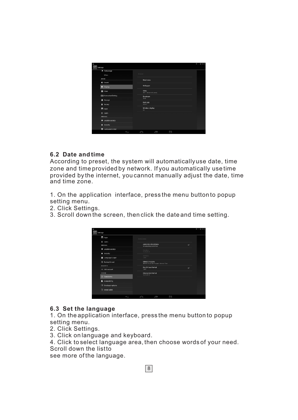 Ò³ãæ 9 | Lenco TAB-1014 User Manual | Page 9 / 12