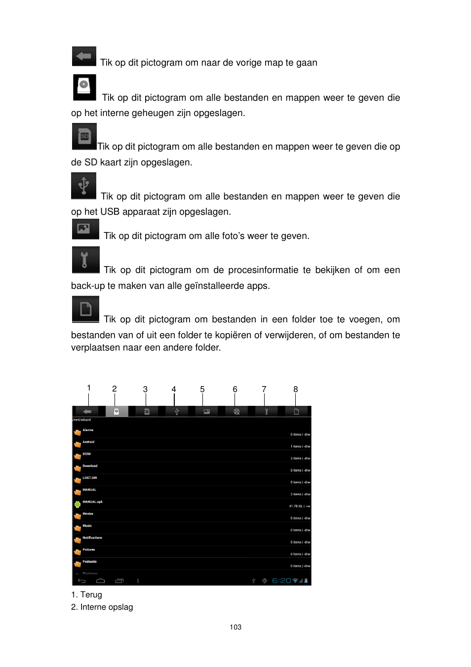 Lenco TAB-1022 User Manual | Page 103 / 111