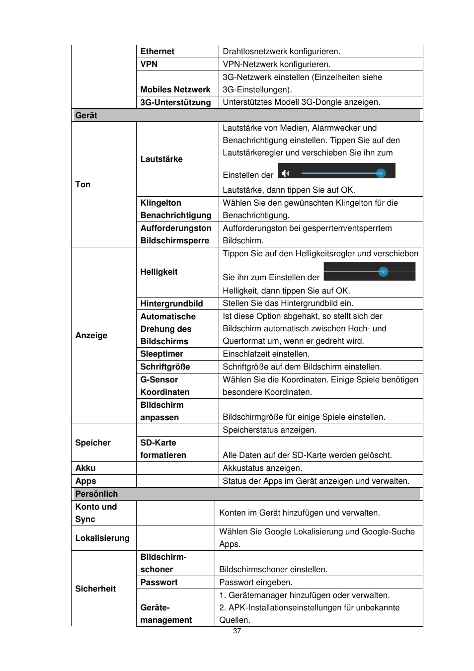 Lenco TAB-1022 User Manual | Page 37 / 111