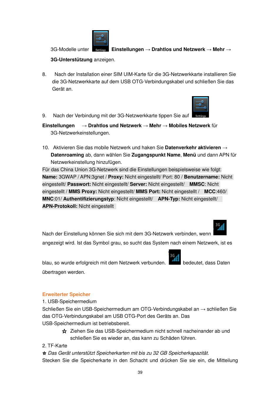 Lenco TAB-1022 User Manual | Page 39 / 111