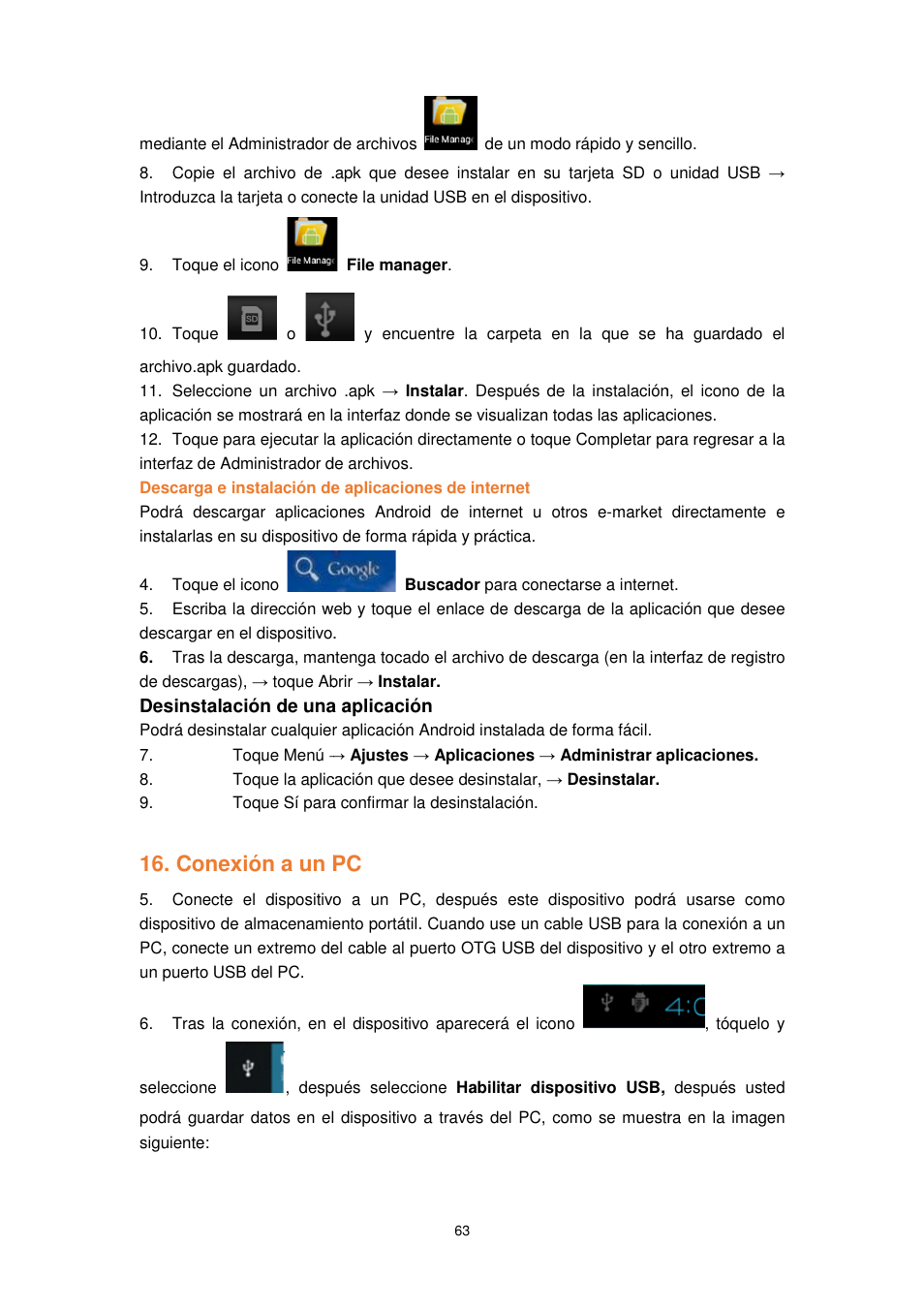 Conexión a un pc | Lenco TAB-1022 User Manual | Page 63 / 111