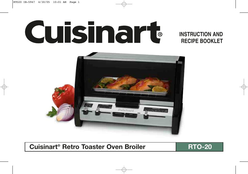 Cuisinart RTO-20C User Manual | 21 pages