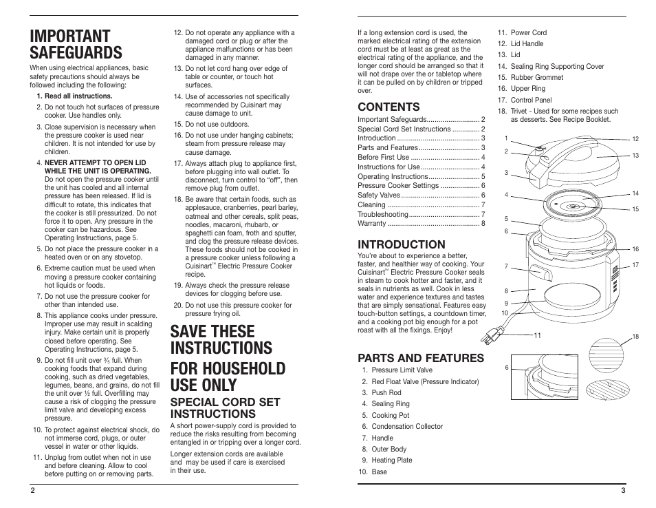 Cuisinart CPC-600 Series User Manual | Page 2 / 5